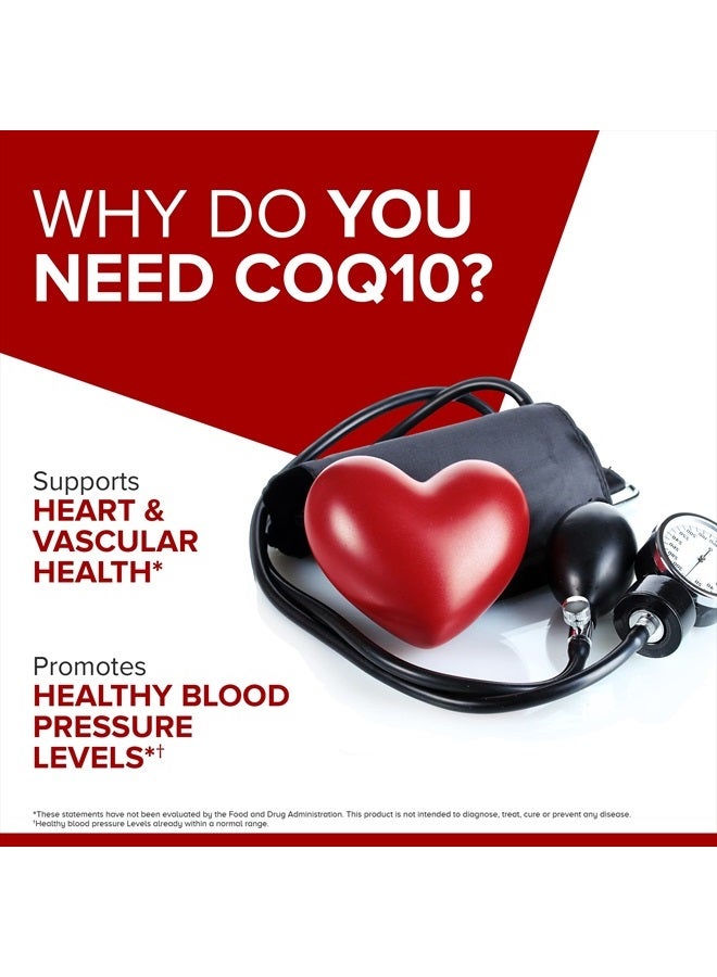 Qunol CoQ10 100mg Softgels - 3x Better Absorption, Antioxidant for Heart Health And Energy Production, Coenzyme Q10 Vitamins Supplements, 3 Month Supply, 90 Count - Image 4