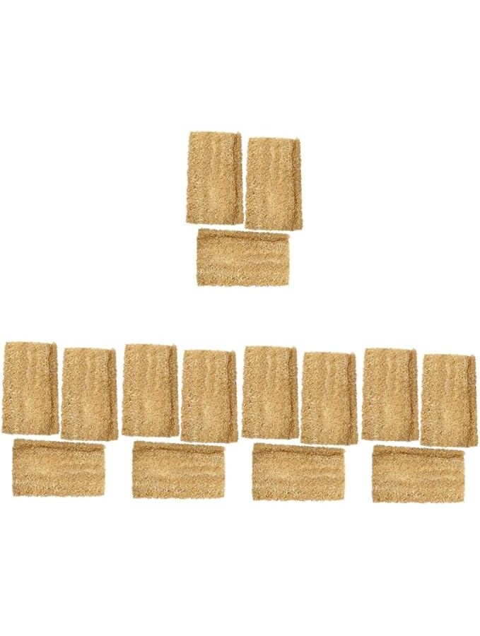 Natural Loofah Sponge Scrubber 5 Pack for Nonstick Cookware Dish Cleaning - Image 1