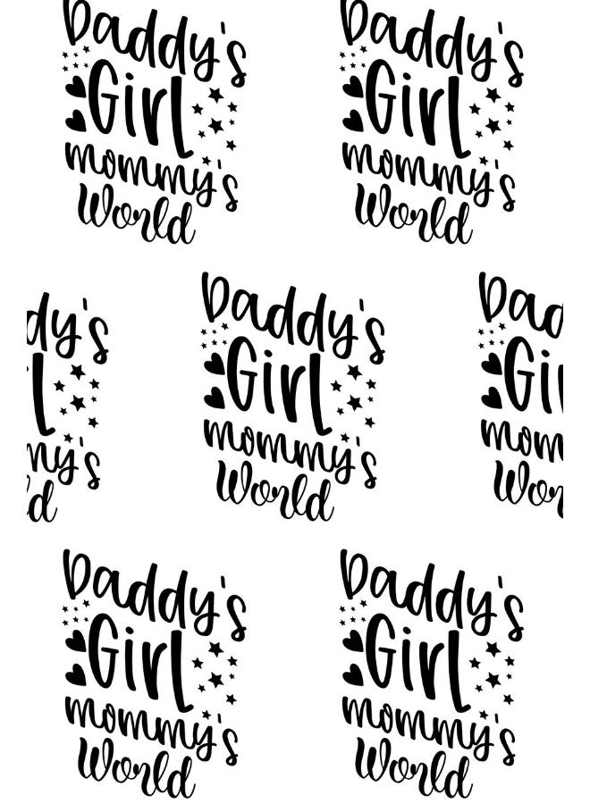 Daddy's Girl, Mommy's World Composition Notebook - Small Ruled Notebook - 6x9 Lined Notebook (Softcover Journal / Notebook / Diary)  - Image 1