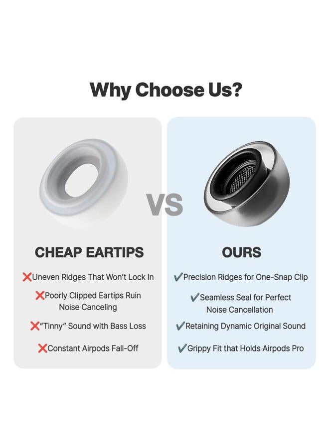 AZLA SednaEarfit Crystal for AirPods Pro 3 Pairs (M SET) - Image 3