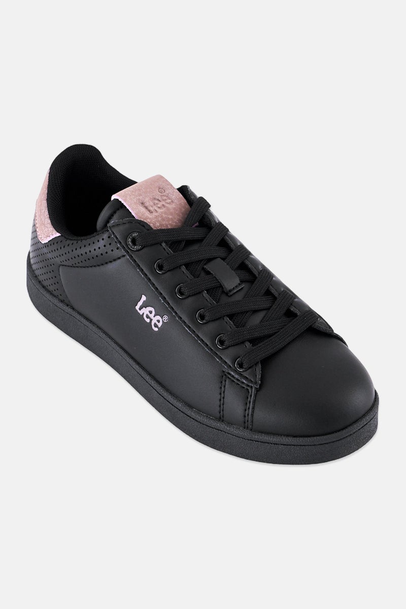 LEE Women Lace Up Casual Shoes, Black - Image 1