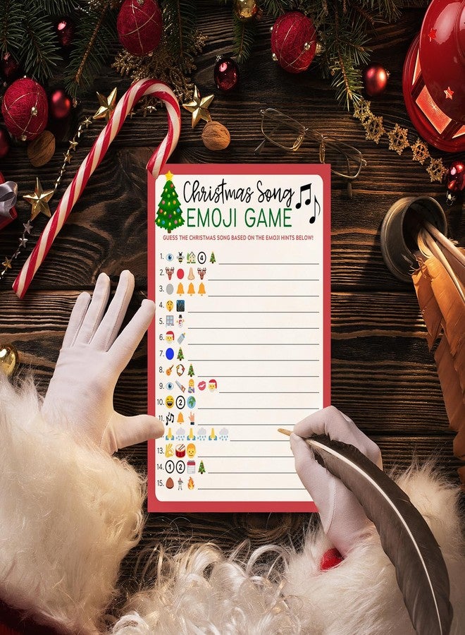 Pink Pixie Studio Christmas Songs Emoji Picture Guessing Game- Pack of 15- Fun Party Activity for Adults, Office, Church Group, Thanksgiving, Holiday Party - Image 3