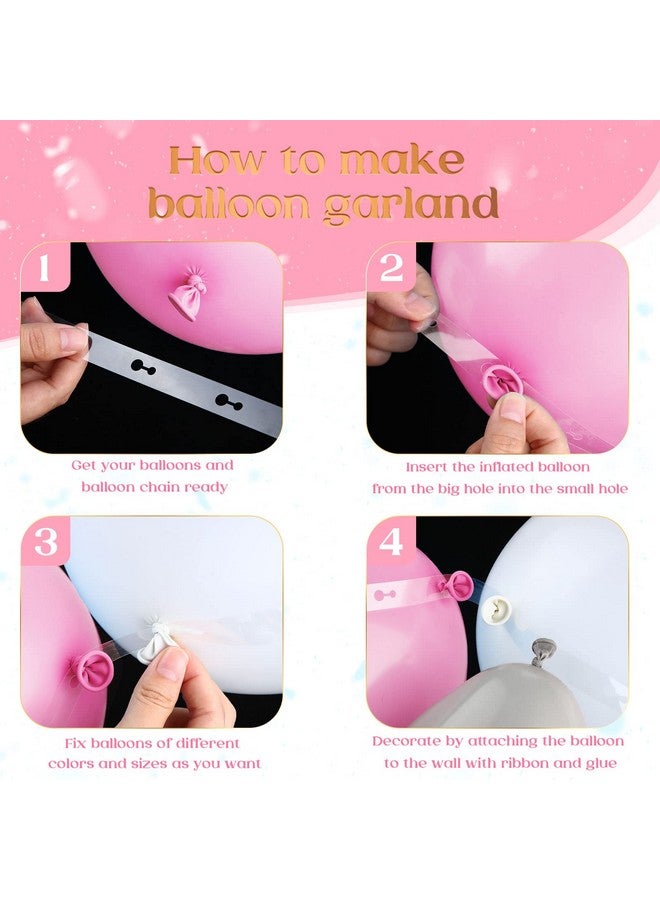 Zhanmai Baby Shower Party Decorations 121 Pieces Elephant Party Supplies Include Backdrop Banner Balloons Tablecloth and Cake Toppers for Baby Shower Gender Reveal Elephant Theme Birthday Party (Girl Style) - Image 3