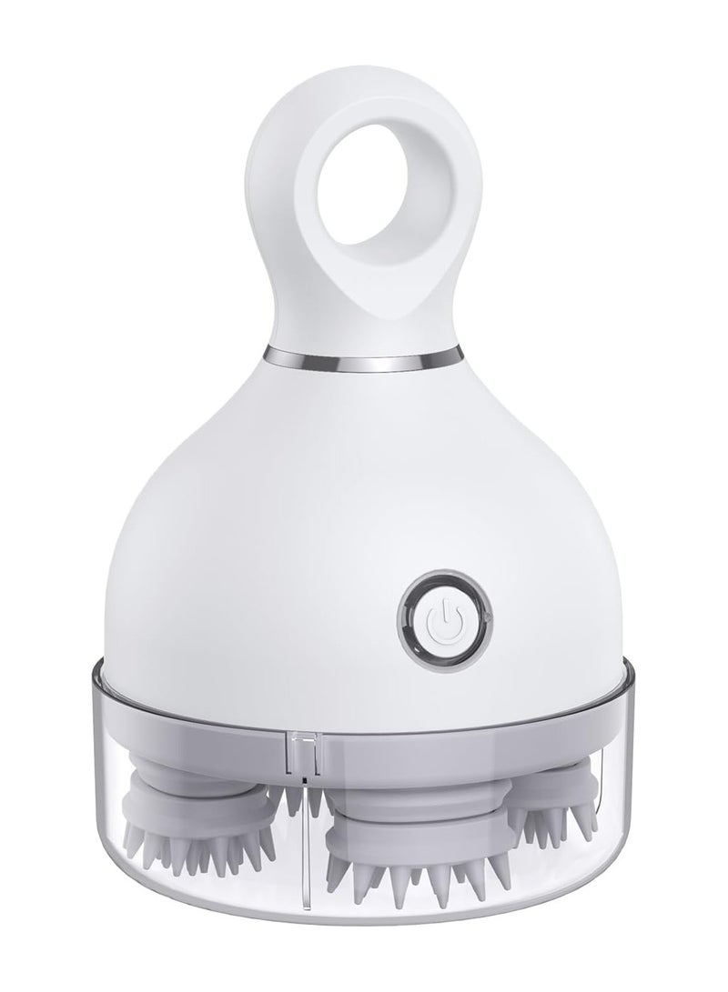 general Newest Electric Hair Scalp Massager Portable Head Massager with Kneading 128 Massage Nodes Head Scratcher Massager for Stress Relax Hair Growth and Deep Clean Ideal Gifts for Women Men - Image 1