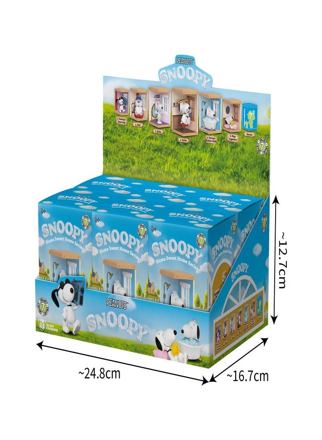 YuMe Peanuts Snoopy Hero Box Blind Box Home Sweet Home Series Mystery Collectible Figures, Case of 6 - Image 2