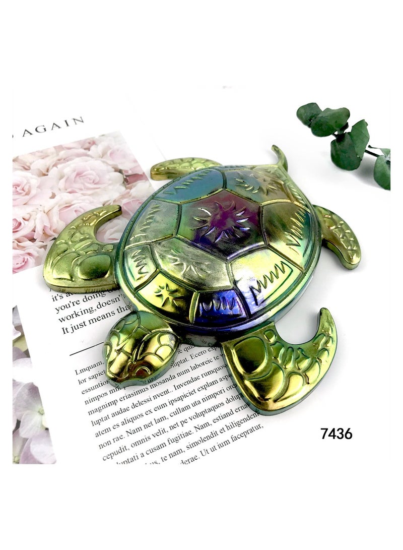 SYOSI 3D Dragon and Sea Turtle Animal Silicone Moulds 2 Pcs 3D Animal Resin Mould Statue Making Epoxy Casting Mould for Wall Hanging Pendant Home Office Craft Ornament  - Image 5