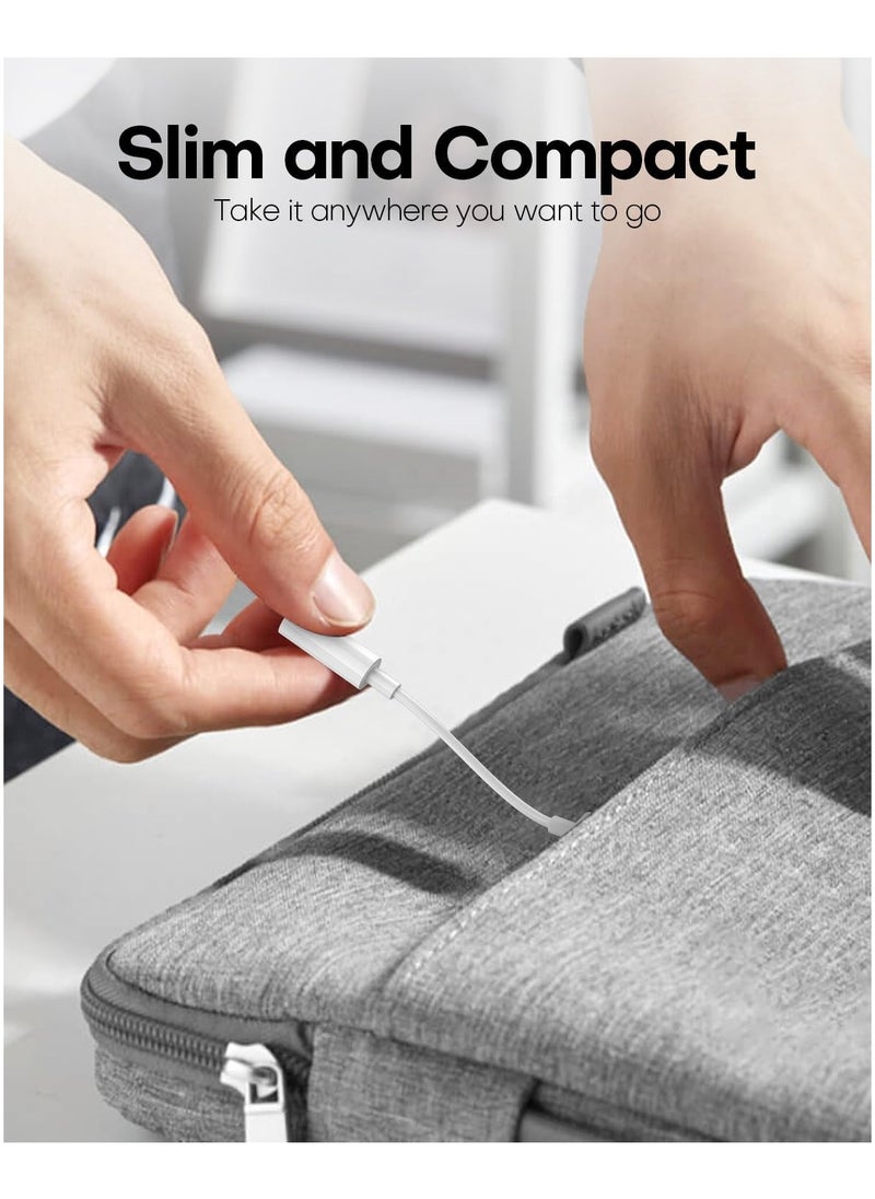 Concretization - Apple Headphones Adapter【MFI Certified】Type c to 3.5mm Headphone Jack Converter Compatible for iPhone 15/15 Pro/15 Pro Max, iPad Pro, Air 5/4, 10th, Samsung Galaxy Headphones all iPhones iOS devices - Image 1