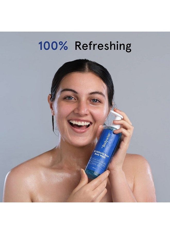 Be Bodywise غسول الجسم بحمض الساليسيليك 1% من Bodywise 500 مل يساعد على منع ظهور حب الشباب في الجسم وتنظيف البشرة (عبوة من قطعتين)  - Image 5