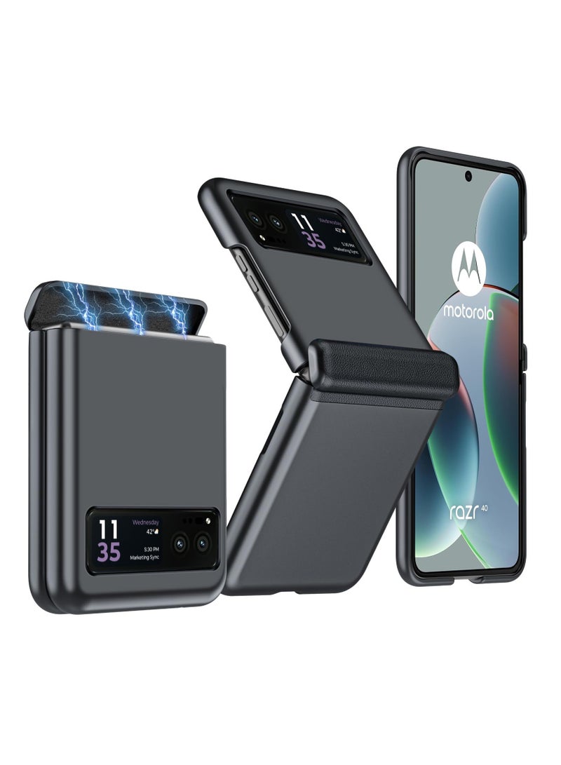 Aookay Case for Motorola Moto Razr 40 Ultra 5g 2023 Case, Ultra-thin Matte PC Shockproof Mobile Phone Case, Full Body Protection and Magnetic Hinge Protective Mobile Phone Case - Image 1