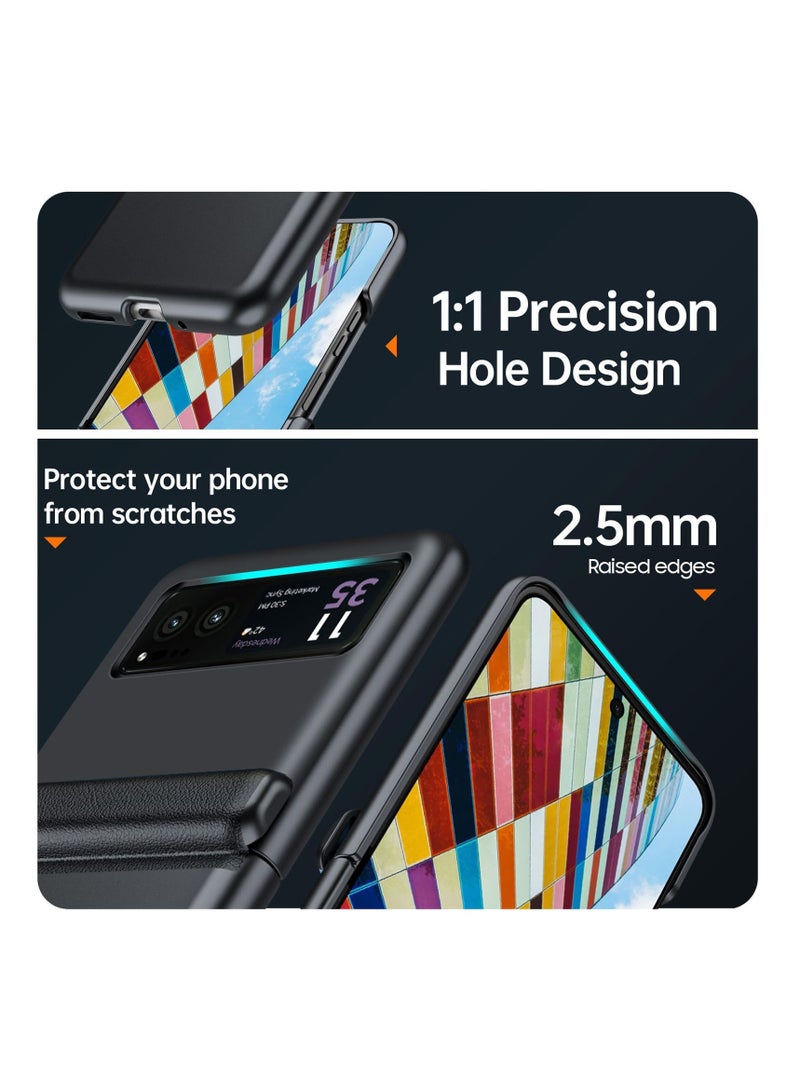 Aookay Case for Motorola Moto Razr 40 Ultra 5g 2023 Case, Ultra-thin Matte PC Shockproof Mobile Phone Case, Full Body Protection and Magnetic Hinge Protective Mobile Phone Case - Image 2