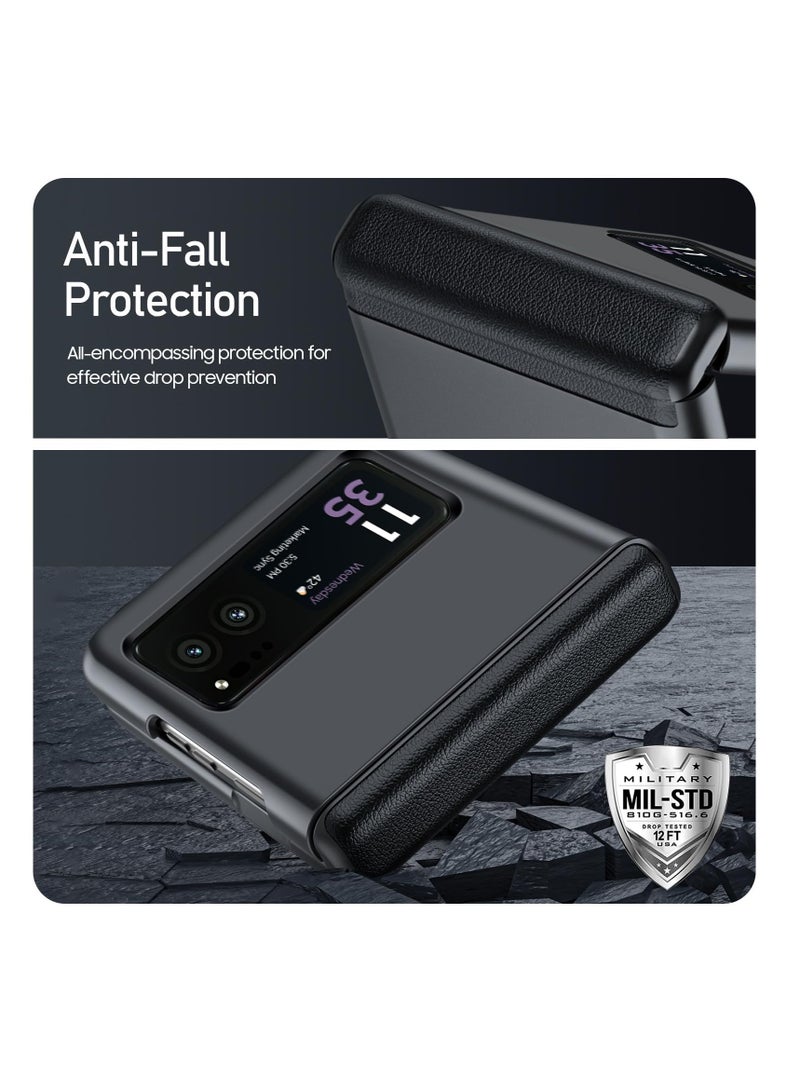 Aookay Case for Motorola Moto Razr 40 Ultra 5g 2023 Case, Ultra-thin Matte PC Shockproof Mobile Phone Case, Full Body Protection and Magnetic Hinge Protective Mobile Phone Case - Image 4