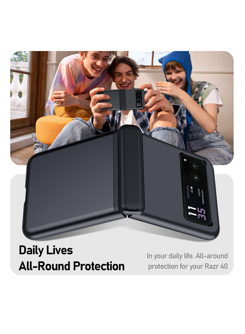 Aookay Case for Motorola Moto Razr 40 Ultra 5g 2023 Case, Ultra-thin Matte PC Shockproof Mobile Phone Case, Full Body Protection and Magnetic Hinge Protective Mobile Phone Case - Image 5