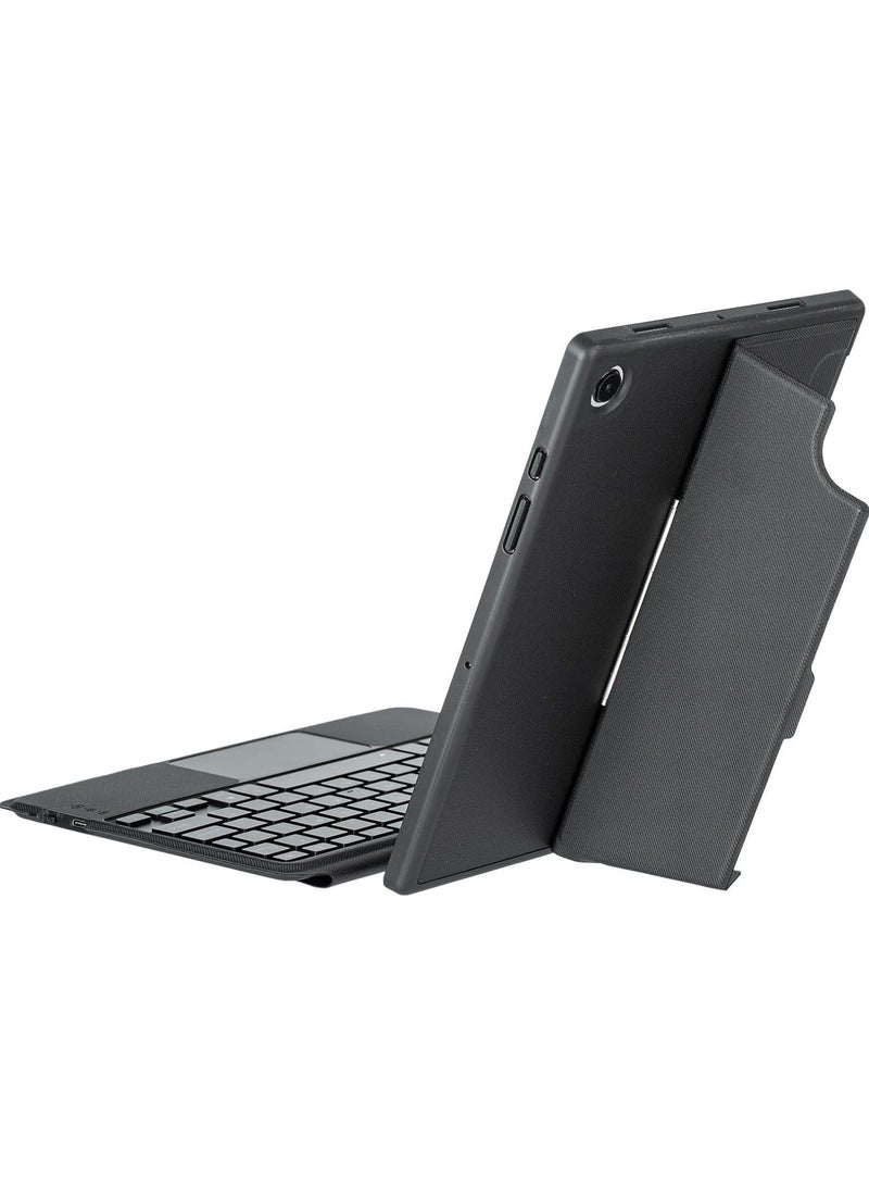 Arabic and English Backlit Keyboard Case Compatible with Samsung Galaxy Tab S9 FE/Tab 11 inch 2023, 7 Colors Backlight Detachable Wireless Touched Cover - Image 4