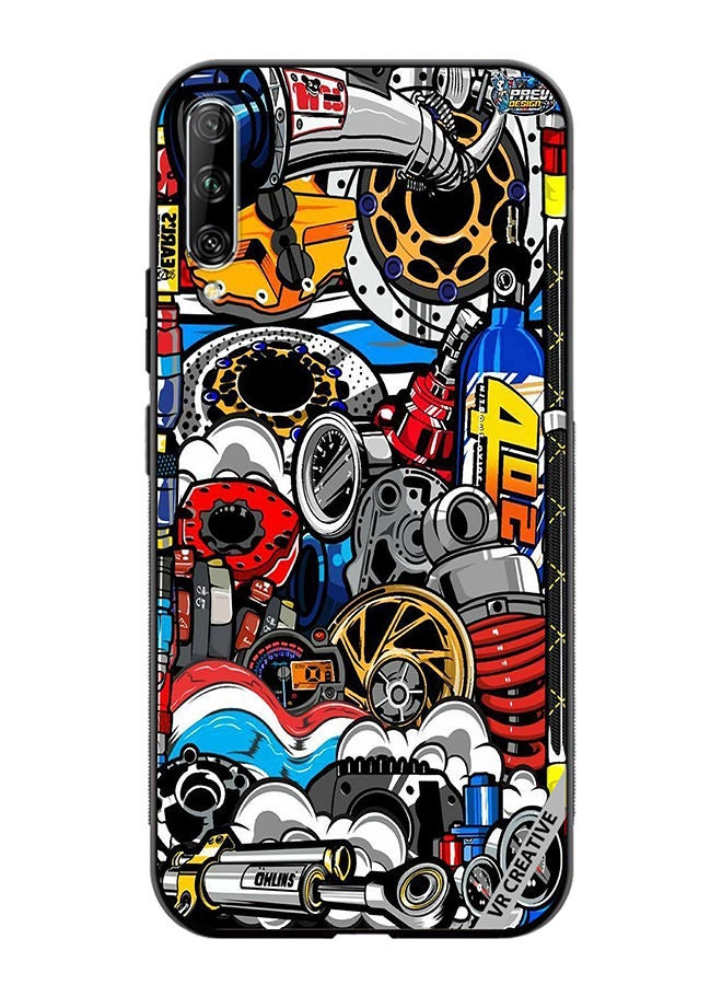 VR CREATIVE Protective Case Cover For Huawei Nova Y9S Jdm Digital Republic Design Multicolour - Image 1