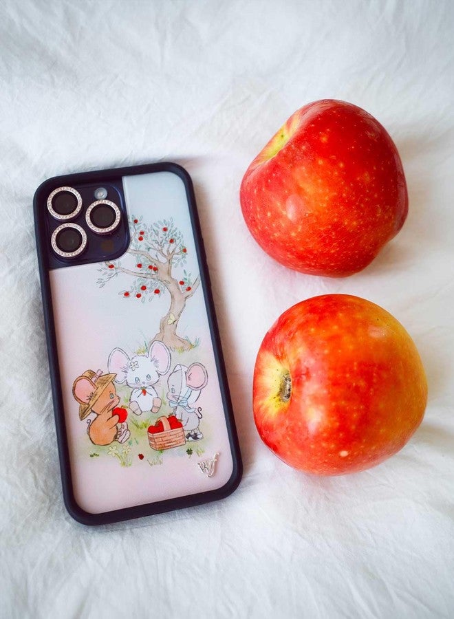 Wildflower Cases - Compatible with Apple iPhone 13/14 | Protective Black Bumper, 4ft Drop Test Certified, Women Owned Small Business | Mice Friends - Animal Dainty Apple Picnic Cute Trendy - Image 3