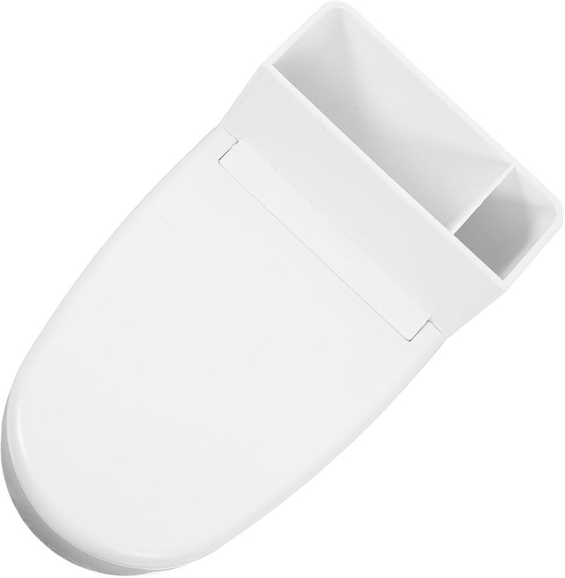 TIDTALEO Wall-mount Ashtray with Lid, Windproof Butt Container, Bathroom Lidded Ash Tray, Toilet-shaped Household Ashtray with Adhesive for Home and Toilet Use - Image 1