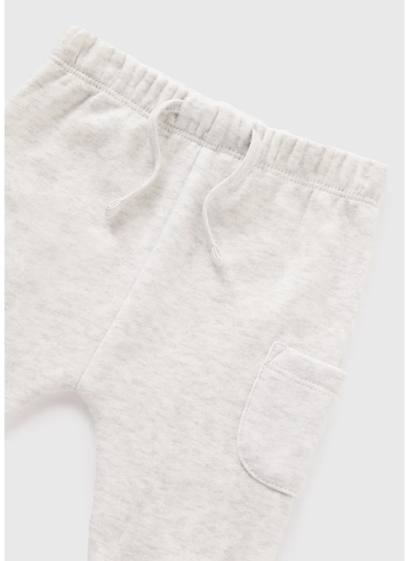 Matalan Baby Grey Cargo Jogging Bottoms