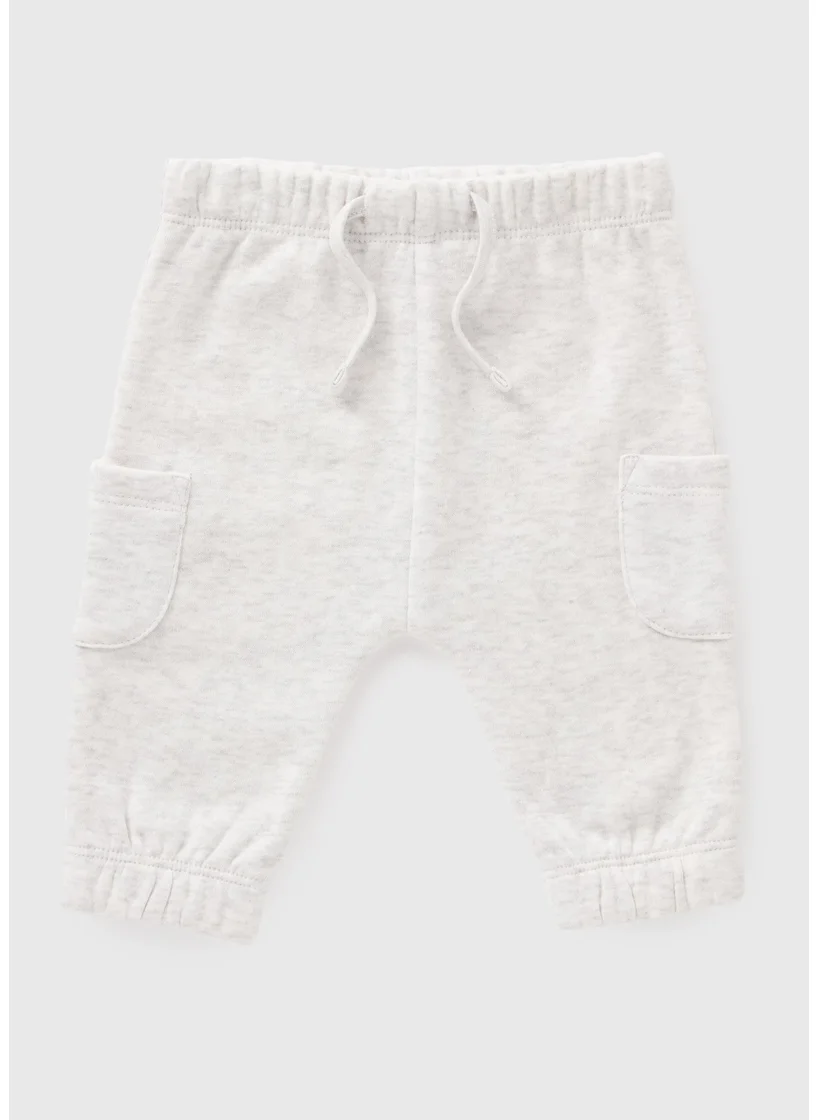 Matalan Baby Grey Cargo Jogging Bottoms