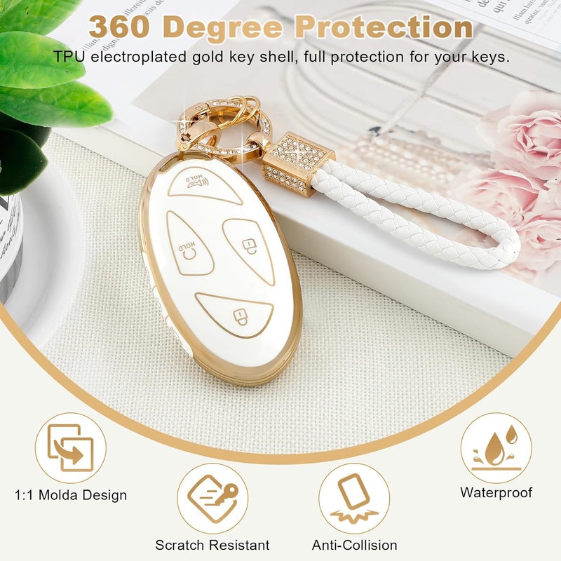 PIFOOG Bling Key Fob Cover for Hyundai - Image 3