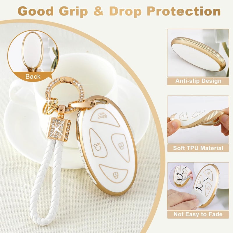 PIFOOG Bling Key Fob Cover for Hyundai - Image 4