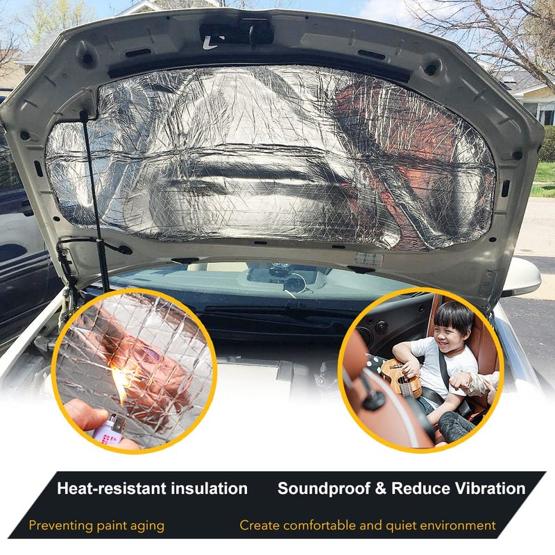 KOIKEY Car Sound Deadening Foam Mat - KOIKEY 197 mil 13.1 sqft Auto Soundproofing Material, Sound Deadener and Heat Insulation for Auto, Vehicle - Image 3