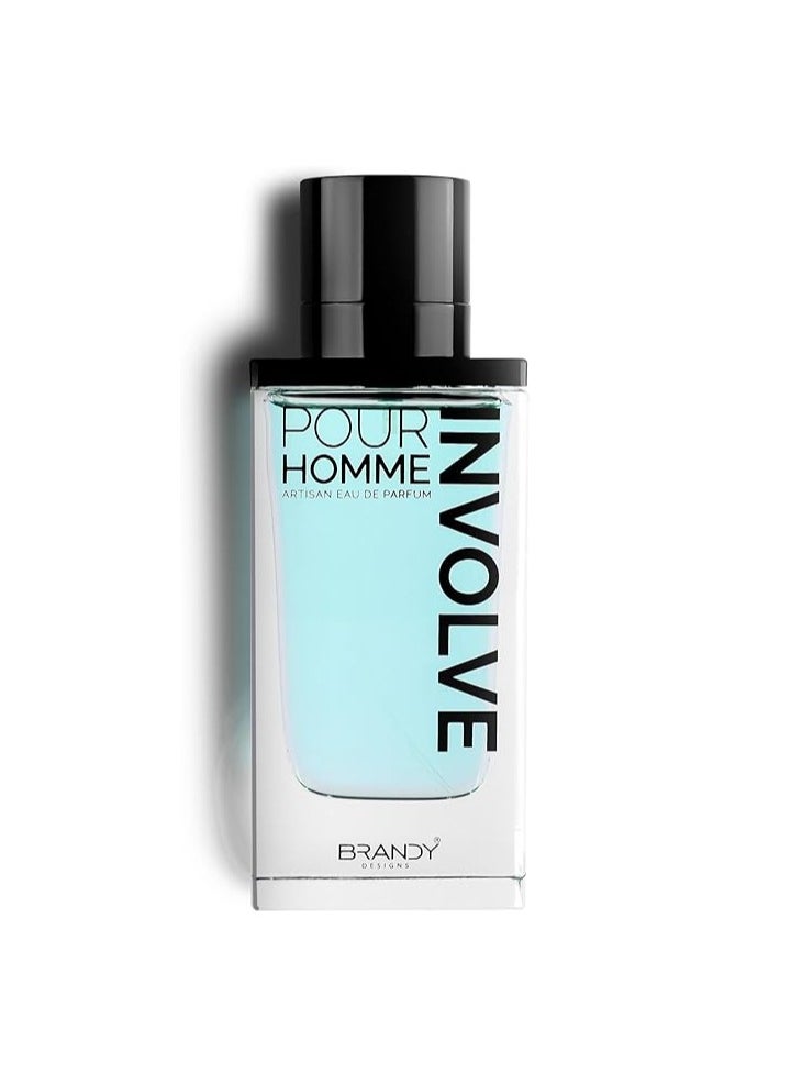 BRANDY DESIGNS - Involve Pour Homme Perfume/Parfum  – Sophisticated Men’s Fragrance with Bergamot, Lavender & Cedarwood-Enjoy an Exclusive Special Gift - Image 1