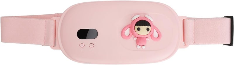 klarako Intelligent Heating Waist Belt for Soothing Relief, Adjustable Temperature, Vibrating Massage, Large Heating Area, Soft Flannel for Comfort - Image 1