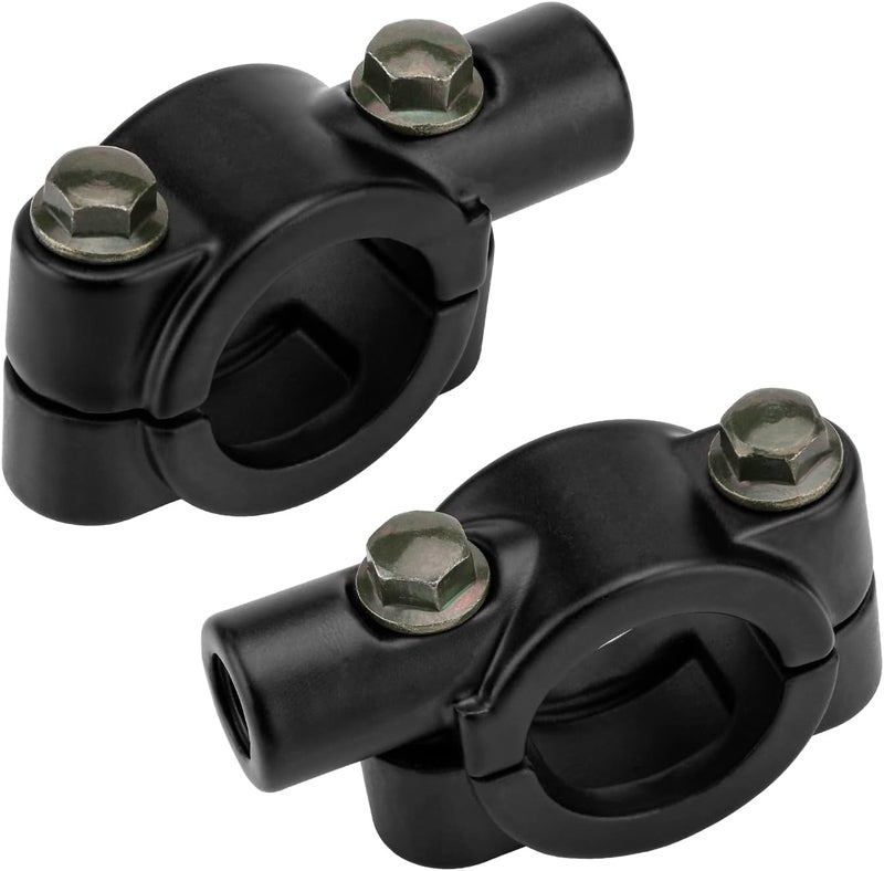 LKV Universal 10mm 7/8" Handlebar Mirror Mount Holder Clamp Adaptor - Black - Image 5