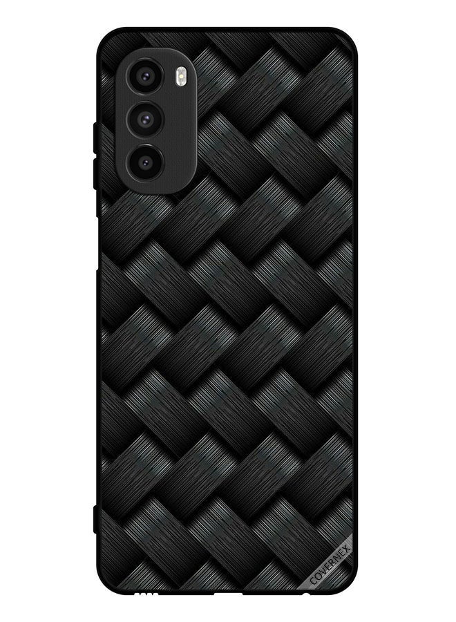 Covernex Protective Case Cover For Motorola Moto G52 Dark Stripes Pattern - Image 1