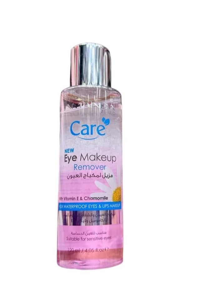 eye makeup remover for waterproof  eyes, lips 120ml