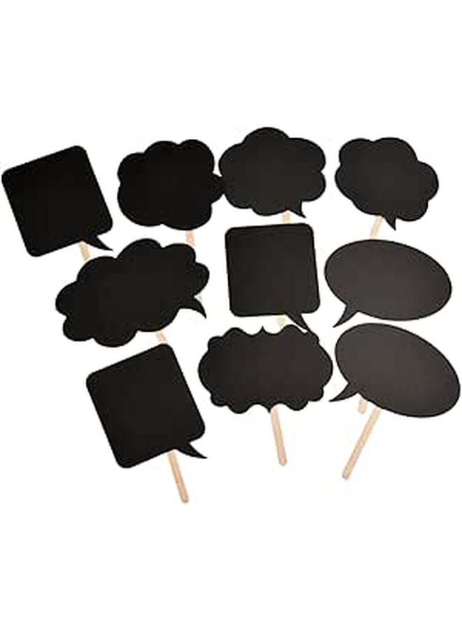 Wedding Photo Props 2 Pack Chalkboard Decorations For Birthday Graduation Party - Image 1