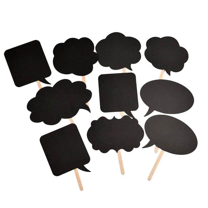 Wedding Photo Props 2 Pack Chalkboard Decorations For Birthday Graduation Party - Image 2