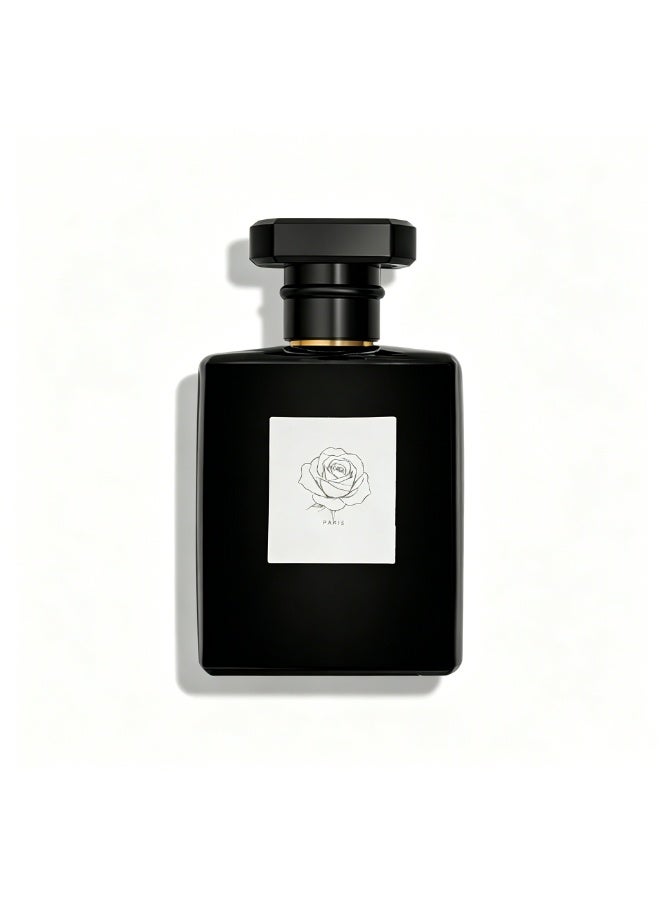 عطر نسائي برائحة الورد 50 مل، عطر زهري خشبي مع المسك يدوم طويلاً، بخاخ عطر للاستخدام اليومي، مناسب للعمل والسفر والحفلات والمواعيد الرومانسية، هدية أنيقة للنساء في أعياد الميلاد - Image 3