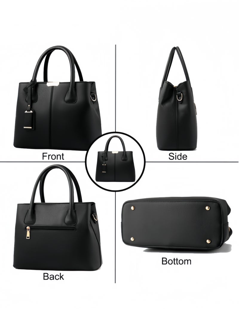 HALAMODO Women's Purses and Handbags Shoulder Tote Bags Top Handle Satchel Shoulder Purse Top Handle Satchel Bags - Image 4