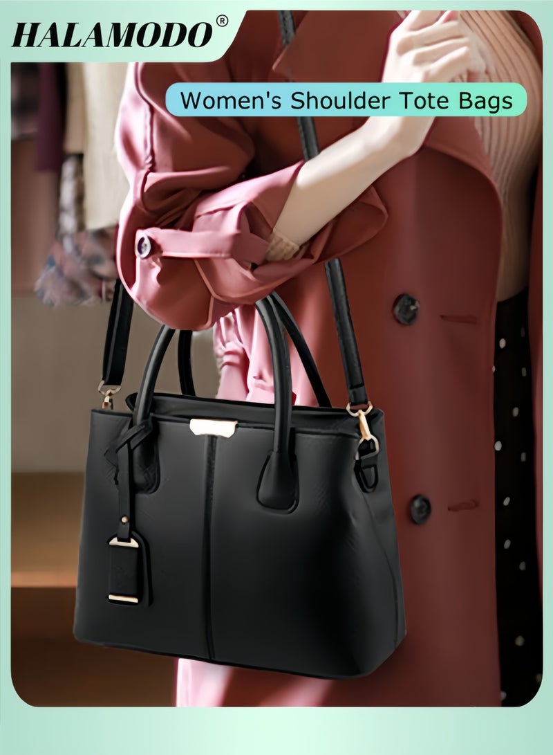 HALAMODO Women's Purses and Handbags Shoulder Tote Bags Top Handle Satchel Shoulder Purse Top Handle Satchel Bags - Image 1