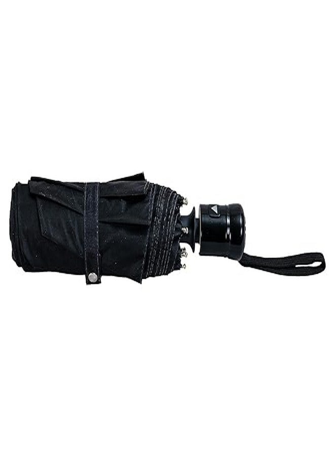 ATOOZED Windproof Travel Compact Umbrella, 8-Ribs Anti-UV Waterproof Folding Umbrella with Telfon Coating-One Button for Auto Open and Close - Image 2