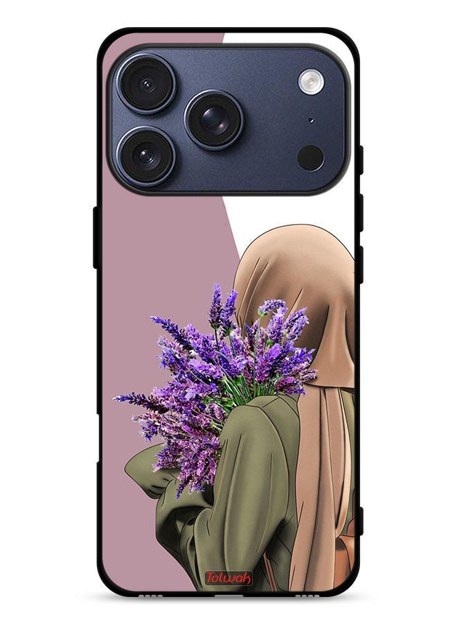 Tolwak Apple iPhone 17 Pro Protective Case Cover Holding Flower - Image 1