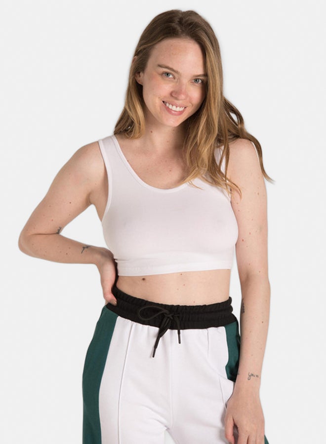Marco Bergamo CROPPED TOP WITH WIDE STRAPS  - Image 1