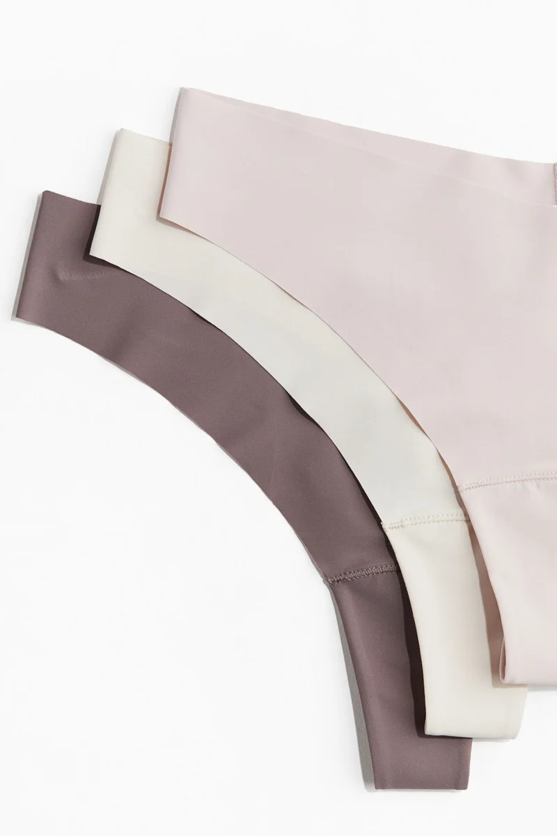 H&M 3-pack invisible Brazilian briefs