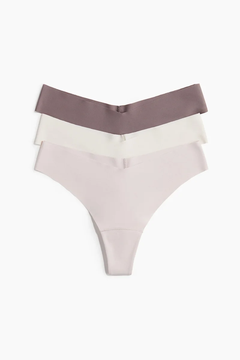 H&M 3-pack invisible Brazilian briefs