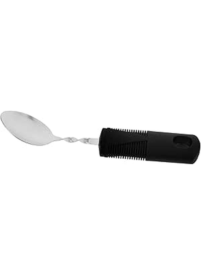 Adaptive Bendable Spoon With Ergonomic Non Slip Handle Eating Aid For Elderly Disabled Stainless Steel White - Image 1