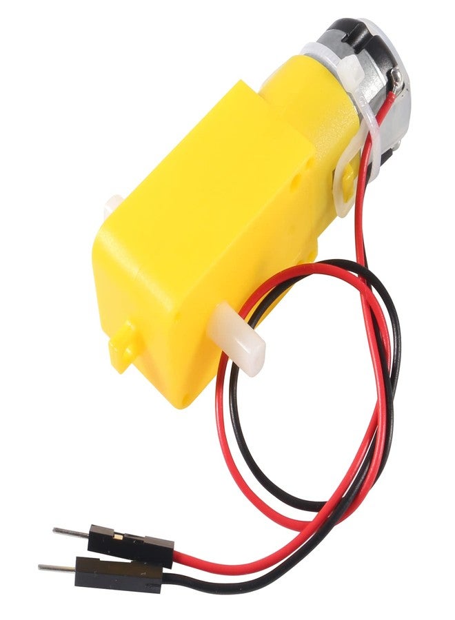 AEDIKO 8pcs TT Motor Dual DC 3-6V Gearbox Motor 200RPM Ratio 1:48 Shaft Motor with 2.54mm Wire for Arduino DIY Smart Car Robot - Image 2
