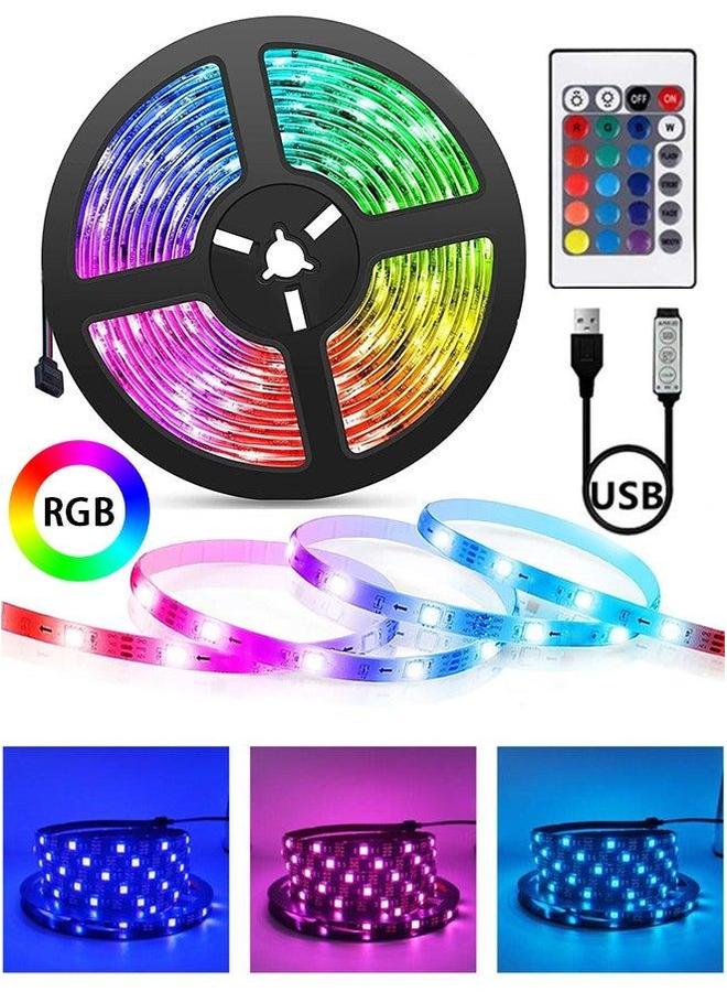 HOMESTAR RGB Led Strip Lights, USB Light Strips with Remote, TV Lights for Bedroom、Outdoor、Game Room Decor  - Image 1