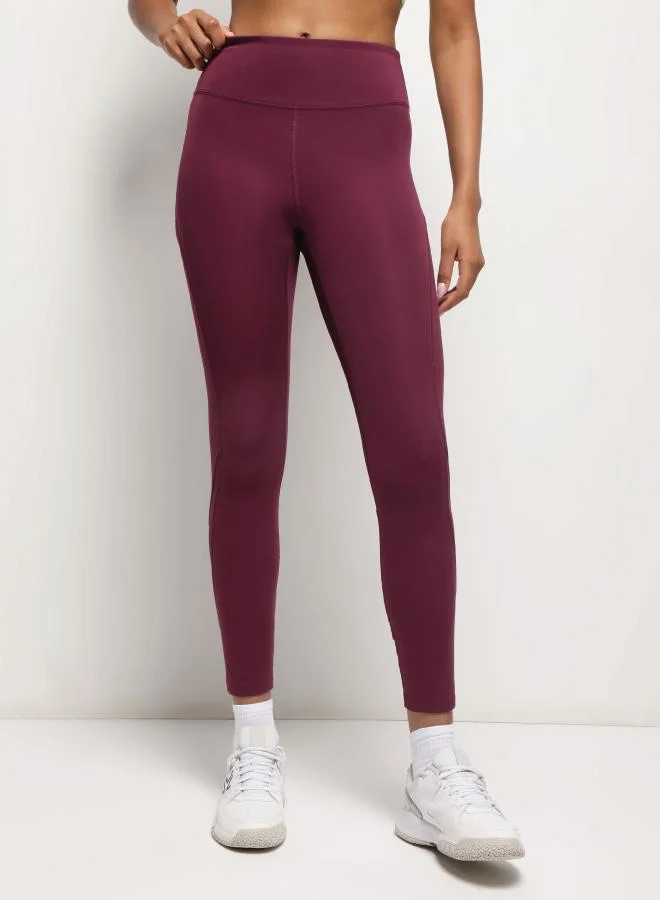 زيسي ليجنز شبكي بخصر مرتفع بطول  بلون بنفسجي خوخي