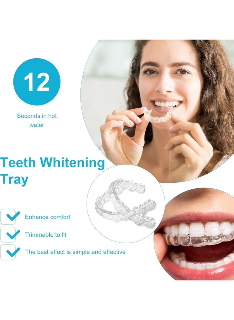 JOUDIYA Teeth Whitening Kit, 4 Pcs Mouth Guard for Teeth Grinding, Thermoplastic Teeth Grinding Guard for Whitening Teeth Bleaching Grinding Protecting, Moldable Gum Shield - Image 3