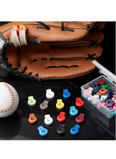Excefore Plastic Cord Locks for Drawstrings Hole Spring Cord Locks End Toggle Stoppers for Camping and Hiking Shoelace Replacement Backpacks Multi color 80pcs  - Image 2