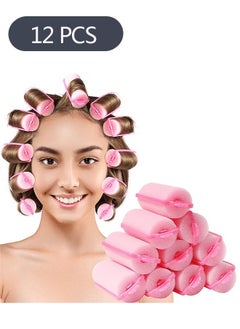 Ant 12-Pieces Foam Sponge Hair Rollers, Soft Sleeping Hair Curler Flexible, Hair Styling Sponge Curlers Hairdressing Curlers for Hairdressing Styling  - Image 1