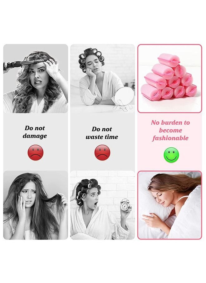 Ant - 12-Pieces Foam Sponge Hair Rollers, Soft Sleeping Hair Curler Flexible, Hair Styling Sponge Curlers Hairdressing Curlers for Hairdressing Styling - Image 1
