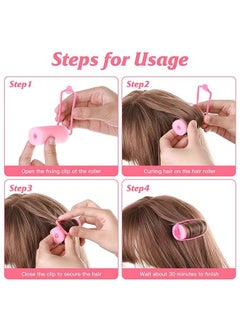 Ant 12-Pieces Foam Sponge Hair Rollers, Soft Sleeping Hair Curler Flexible, Hair Styling Sponge Curlers Hairdressing Curlers for Hairdressing Styling  - Image 5