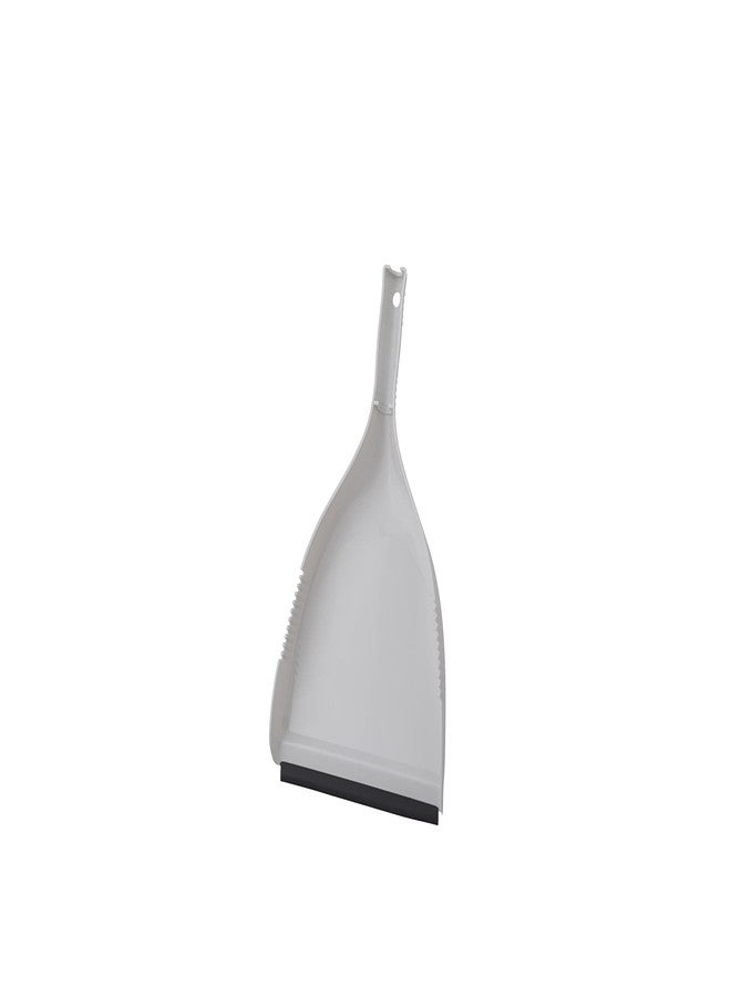 Superio Clip-On Dustpan - Heavy Duty Plastic, Easy Grip Clip-On Dust Pan with Rubber Edge, Detailed Sweeping Debris, Fits Standard Brooms Home & Commercial Dusting & Cleaning Tool, Grey - Image 5